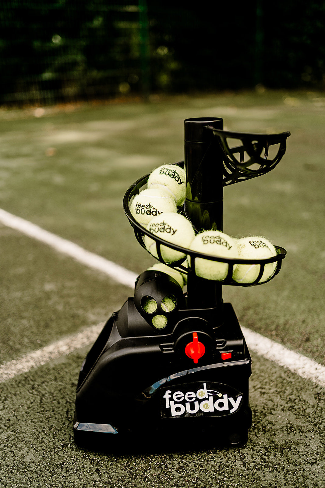 Feed Buddy – Machine à balles de tennis automatique