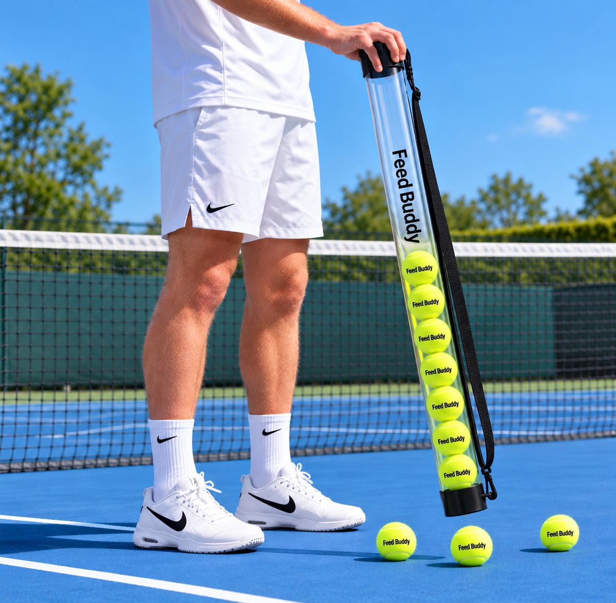 Feed Buddy Tennis/Paddle Ball Collector Tube