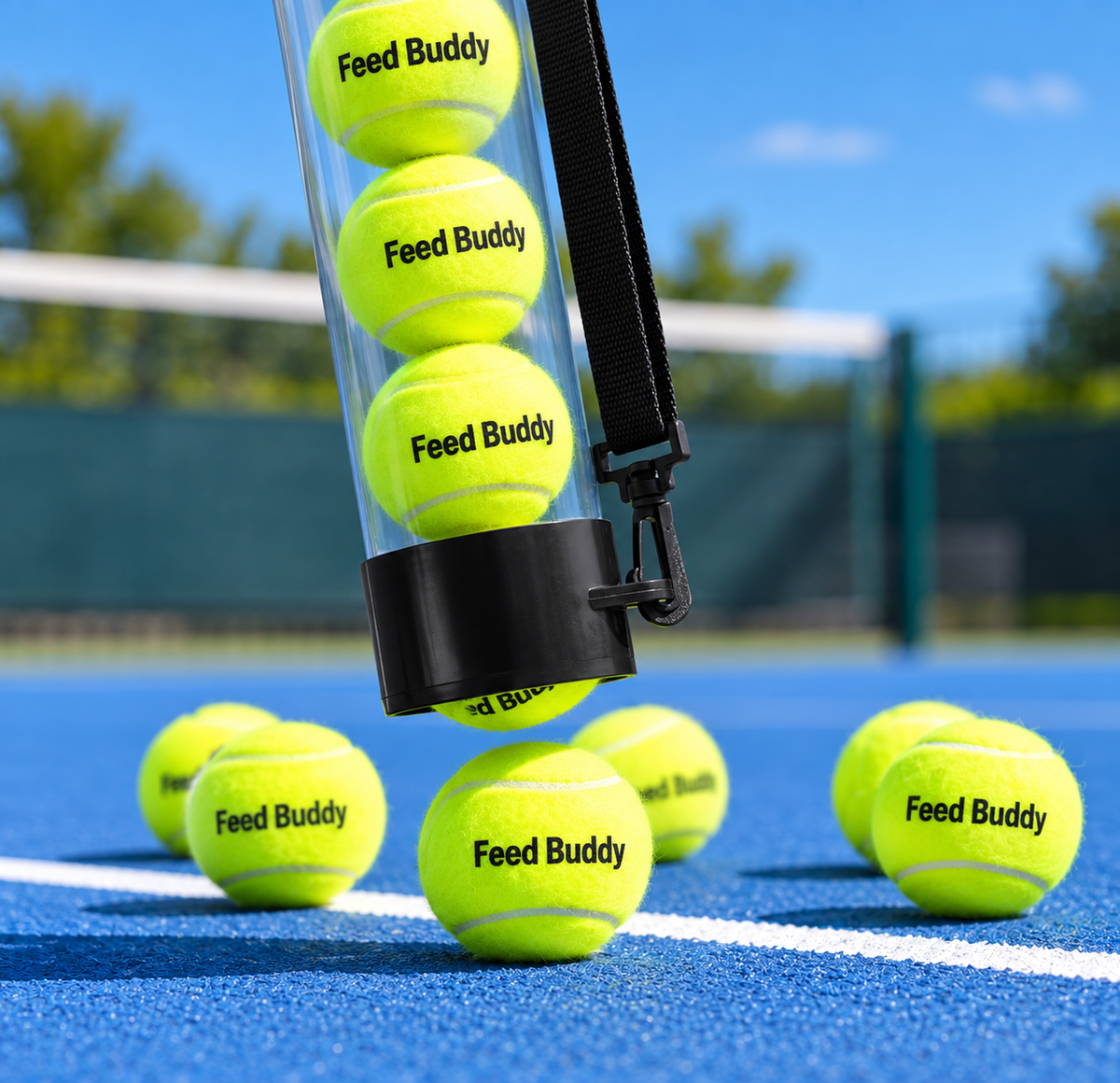 Feed Buddy Tennis/Paddle Ball Collector Tube